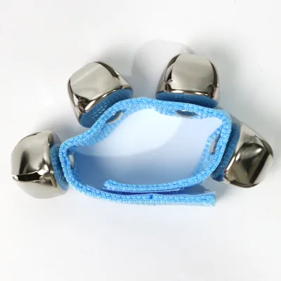 Random Color Adjustable Jingle Bells Musical Ankle Bracelet With Bell Musical Instruments Hand Shaking Bell for Party Favor Toys