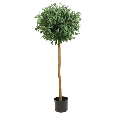 Boxwood Topiary Ball Potted Olive Tree High Simulation Plants Artificial Bonsai Tree