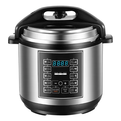 Professional 6L Programmable Electric Stainless Steel French Smart Multi-Purpose Pressure Cooker Steamer 24 Hours Delay Start