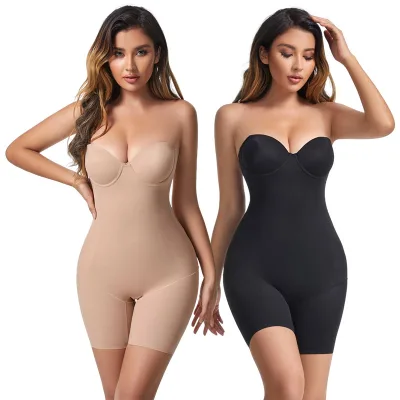 Wholesale Sexy Fashion Women's One Piece Bodysuit Tank Tops Bra Bodysuit Shapewear Romper