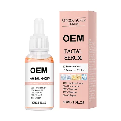 5 in 1 Anti-Aging Anti-Wrinkle Whitening Facial Serum with Vitamin C Niacinamide Vitamin E-Collagen for Face