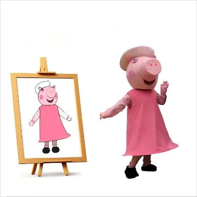 Factory Custom Mascot Costume Style Walking Effect Costume Props Dolls Creative Plush Clothing Customized Mascot Design