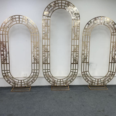 Balloon Metal Arch Supplies Frame Kit Opening Ceremony Flower Arrangement Arches for Wedding Party Decoration