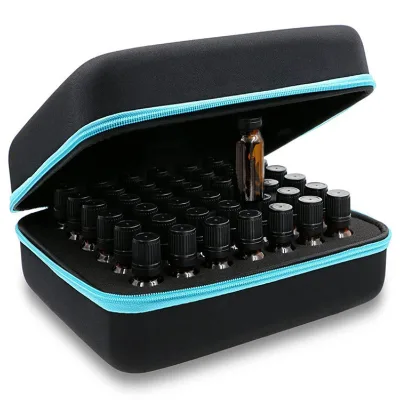 Customized Eva Essential Oil case 3ml 10ml 15ml Vial case Homeopathic Vial Storage case with High Density Foam Insert