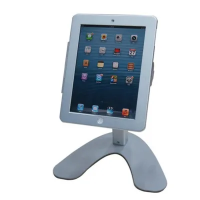 hotel check-in/out aluminum tablet stand enclosure for 9.7 inch ipad pro with keylocks