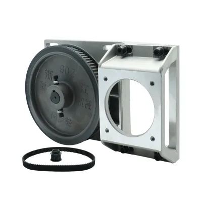 HLTNC 2 Module 5:1 CNC Gantry Drive Reducer Nema 34 Stepper Motor Gearbox for Rack & Pinion CNC Systems