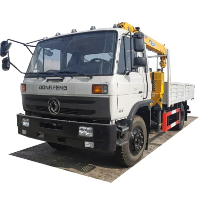 Factory Direct Sales 5 Ton 6.3T Customized Hydraulic Straight Boom Crane Mounted Truck in Tajikistan