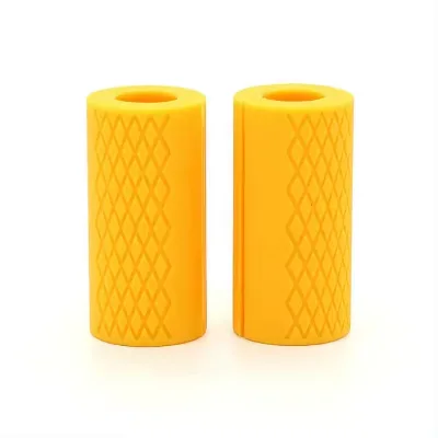 Gym Home Use Non Slip Silicone Dumbbell Barbell Handle Grip