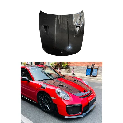 Car Upgrade High Quality Dry Carbon Fiber Engine Hood for 911 991.1 991.2 GT3 GT2RS 991 GT2 RS New Upgrade Kit