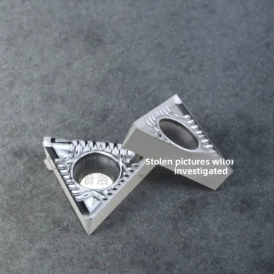 Capro CNC Turned Aluminum TCGT 160404 AK H01 Carbide Outer Circular Triangular Blade Smooth Inner Hole Wood Steel Turning Tool