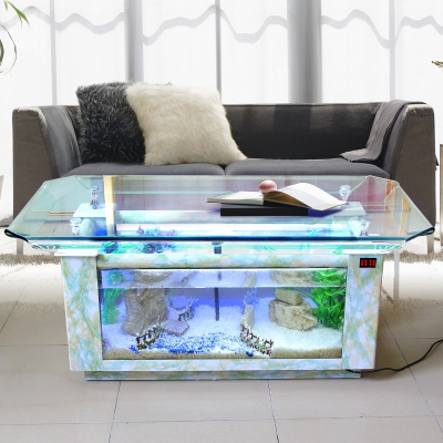 Entertainment and Health Table Decoration Aquarium Filter Fish Table Aquarium