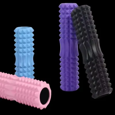 Custom Gymnastics & Fitness 2-in-1 Solid Eva Foam Roller Set Yoga & Pilates Back Column Massage Shaft Gymnastics Training Tool
