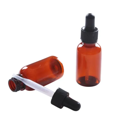 Custom  Small Plastic Serum 50 ml 2oz Bottles With Dropper 2oz