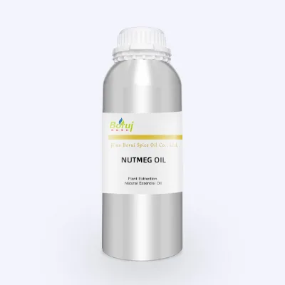 Nutmeg Essential Oil Obtained From High Quality 100% Plant Distillation Extraction of Mint Leaves Nutmeg Oil
