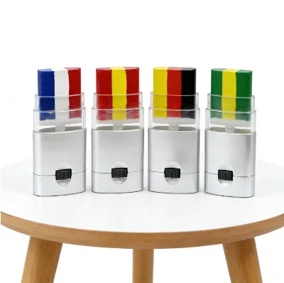 Cheap Price Multi Color Flag Face Paint Stick Kit for Sports Events and Themed Party Decorations