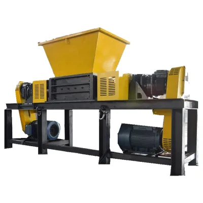 Double Shaft Industrial Waste Cardboard Wood Plastic Scrap Metal Tire Shredder Machine
