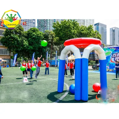 Ledong Quick Delivery Air Sealed Inflatable Basketball Hoop with 2-Year Warranty Customizable Size & Color for Outdoor Use