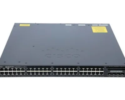 Ethernet POE Switch Netgear WS-C3750X-48PF-S With POE