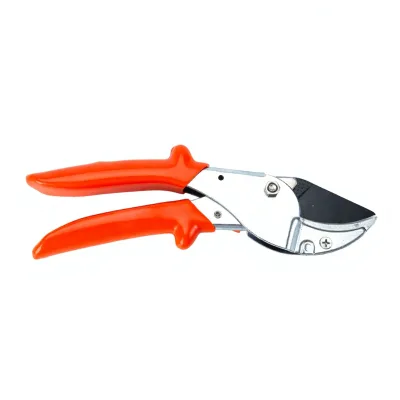 Professional Garden Anvil Pruning Shear Anti-Slip Grip PTFE Coated Plastic Handle Industrial/DIY Grade Metal for Cutting Branch