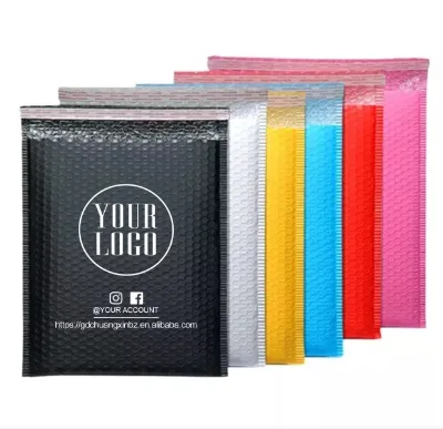 CTCX Mailer Bubble Package Delivery Black Padded Envelope Bubble Mailer With Your Logo Plastic Envelope