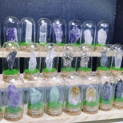 Wholesale Mixed Rough Stone Mineral Box Specimens Set Various Materials Crystals Raw Ore Healing Box for Home Decor