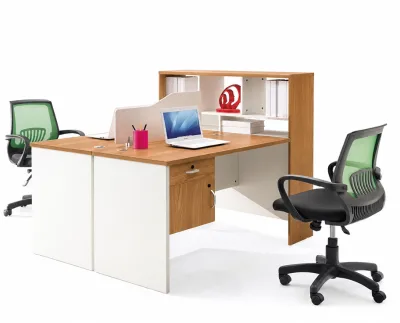 School Office Furniture Wholesale ISO Factory Heavy Duty Wooden Office Desk with Drawers and Shelf Bunk Supply