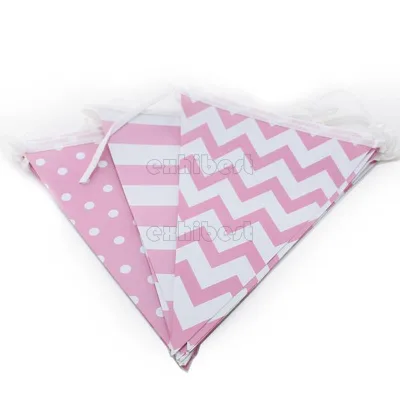 Wholesale Polyester Bunting Custom Event Display Pennant Banner with Digital Printing Fabric String Flag Banner