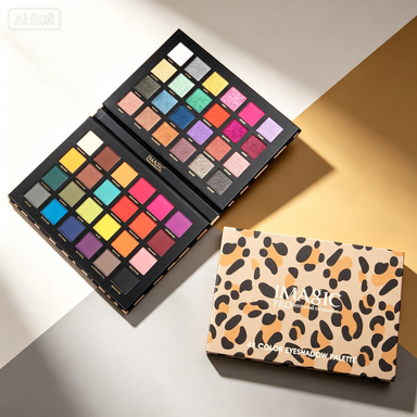 High Pigment 48-Color Professional Eyeshadow Palette - Waterproof Dual Layer Magnetic Case, Private Label Custom Logos Available
