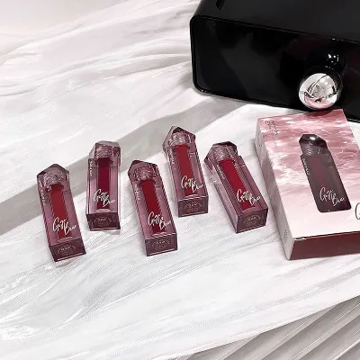 Gege Bear All-Skin Tone Crystal Diamond Water Gloss Lip Glaze Moisturizing Waterproof Quick-Drying Non-Stick Cup Lipgloss