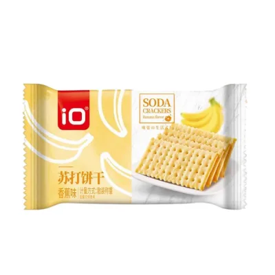 450g Individual Package Sweet Cheap Biscuit Banana Flavor Biscuits Sweet Soda Cracker