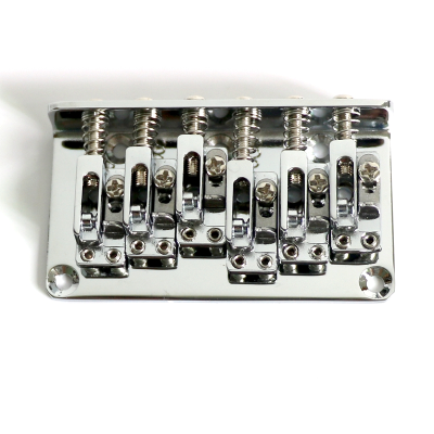 Chrome Color 12 String Fixed Guitar Bridge Used for 12 Strings ST and TL Guitar Hardtail Replacement