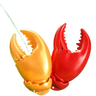Funny Trick Toys Crab Manual Water Gun Cheap Small Mini Water Gun KIds Water Pistol Gun
