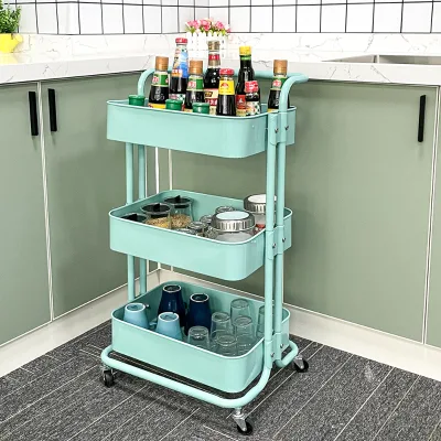 Quality Storage Organizer Kitchen Utensils Rack Multifunction Shelf Furniture Storage Racks for Living Room