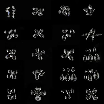 Machine Cut Pear Drop Tear Drop Crystal Chandelier Part Crystal