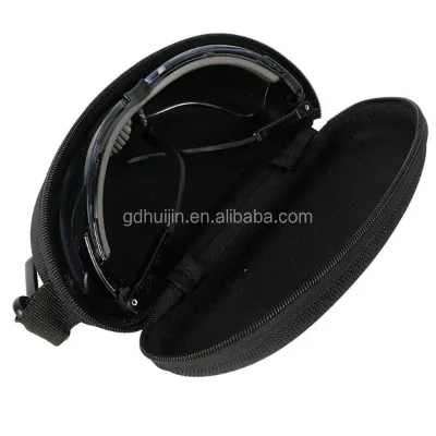 Portable Custom Sunglasses Case Safety Customized Color EVA+1680D Hard Shell Zipper Sports Sunglasses Storage Box Custom Logo