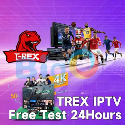 Trex Panel M3u Iptv Subscription 12 Months 4K HD Sport Channels Xxx Free Test for World Belgium Spain France Germany UK USA Canada