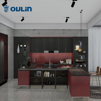 Black Simple and Modern Kitchen Storage Kitchen Organise Other Kitchen Furniture