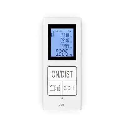PW-D30A Mini Portable 40m Light Weight Laser Distance Meter with USB Recharge
