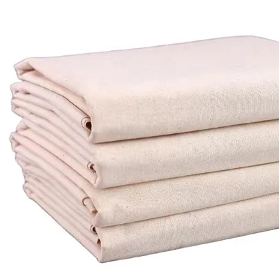 Factory Hot Sale Woven Grey Cotton Fabric for Bedding Plain Style