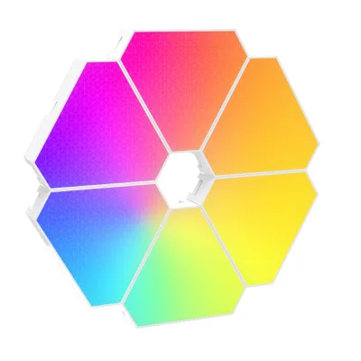 Modern RGB LED Lamps for BT App & Voice Controlled for Gaming Room DIY for Bedroom & Living Room
