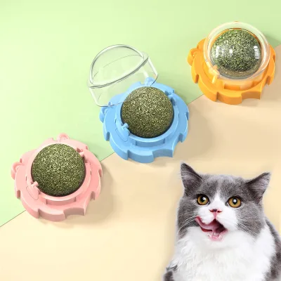 High Quality Cat Product Catnip Lollipop Chew Toy for Teeth Clean Relax Catnip Ball Interactive Cat Toys Cat Nip