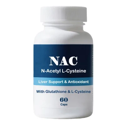 N-Acetyl-Cysteine (NAC) Supplement Support Liver, Immune, Respiratory Health