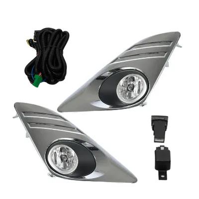 Car Parts Fog Lamp Set for Toyota Camry 2012 2013 2014Fog Light Kit Fog Lamp Cover case Frame 52128-06310 52127-06310