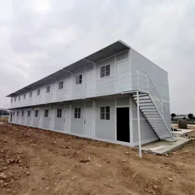 OEM ODM Apartment Steel Sandwich Panel Container House Modern Residential Units 2 Bedroom Storey House Customized School Mall