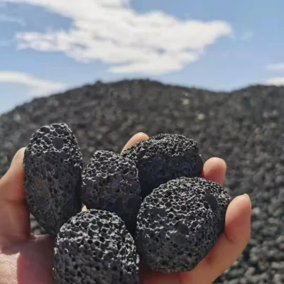 Black Volcanic Lava Rocks Plants 100% Pure Best Stones Top Dressing Cacti Succulents Bonsai No Dyes Chemicals Cobble Pebbles