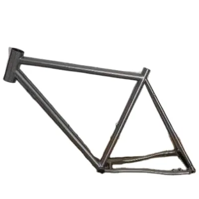 Titan Integrated Metal Road Bike Frame with Tapered Head Tube Flat Mount Disc Brake 5-Year Warranty Customized Logo Gloss Finish
