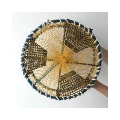 High Quality HDPE Fish Trap Plastic Entrance Funnel Octopus Cage for Shrimp Fishing in South Korea Aquaculture Net Trap