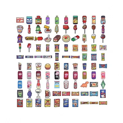 Popular Pop Can Bottle Rubber Shoe Charms Decoration Shoe Charm Custom for Kids Girls Clog Shoe Charm