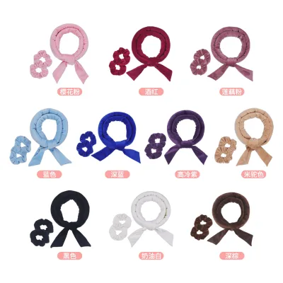 New Coming Beauty Curler Bow Curling Tool Portable Heatless Curling Headband Sleeping Hair Roller