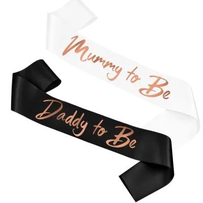 Mummy to Be Welcome Sash for Baby Parties Iron-on Craft for Birthdays Weddings Bachelorette Events Party Decoration